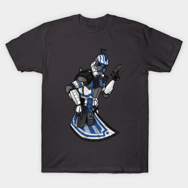 Cobalt Hero Arc Trooper T-Shirt by MandaloreTheLego